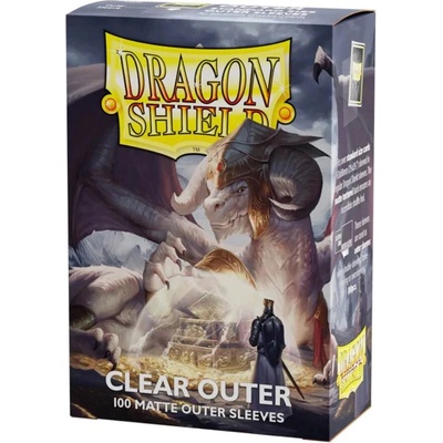 Dragon Shield Matte Clear Outer Sleeves obaly 100 ks