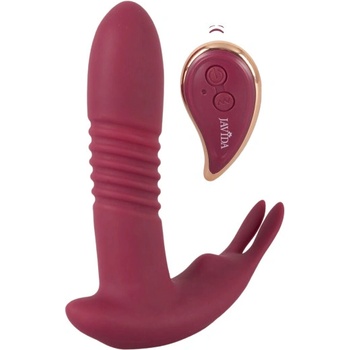 Javida RC Hands-free 3 Function Vibrator Red