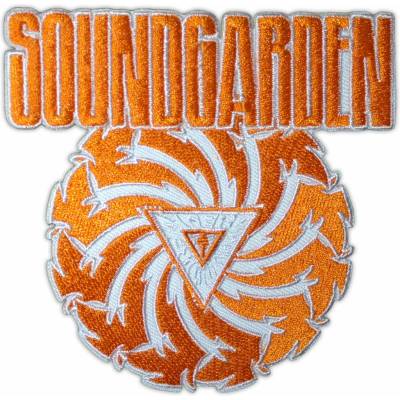 Nažehlovačka Soundgarden - Badmotorfinger Orange on White, Biela,Univerzálna