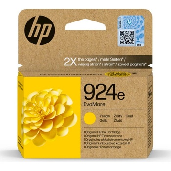 HP 924e 4K0U9NE#CE1 жълт (yellow) оригинална касета, след датата на годност (4K0U9NE#CE1)