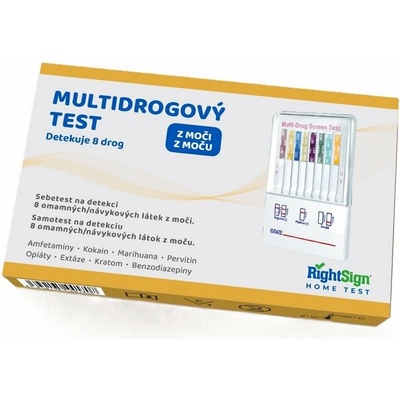 RightSing Biotest Multidrogový test z moči 1 ks