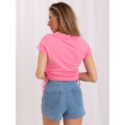 RUE PARIS Top-RV-TS-A1467.98 Ružová