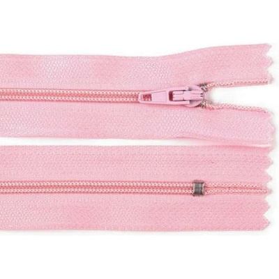 Pro Háčkování Spirálový zip pinlock No 3 délka 20 cm světle růžový