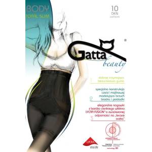 Gatta Моделиращи чорапогащи в златист цвят total slim-10 den-5 eh-70015-golden - Златист, размер 5-xl