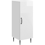 vidaXL Служебен шкаф Бял гланц 33 x 34, 5 x 89, 5 см Инженерна дървесина (894829)