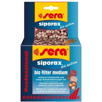 sera siporax bio active Professional - Биологичен филтърен материал с добавени активиращи бактерии, 35 гр