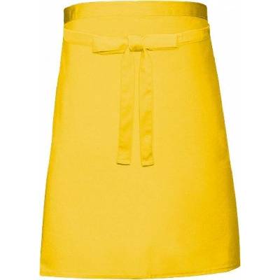 Link Kitchen Wear Pekařská lehčí zástěra délka pkolena 240 g/m Žlutá X997