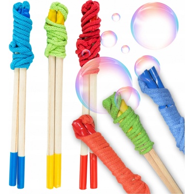 TYČINKY NA MÝDLOVÉ BUBLINY MEGA SADA 3 TYČINKY 3 EFEKTY MEGA FUN