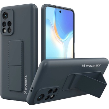 Wozinsky Кейс Wozinsky Kickstand Case Silicone, със стойка, за Xiaomi Poco M4 Pro 5G, Син (9145576247525)