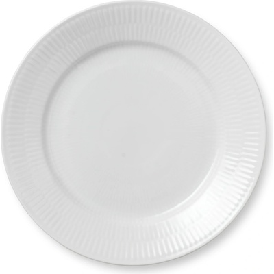 Royal Copenhagen Porcelánový tanier White Fluted 22 cm