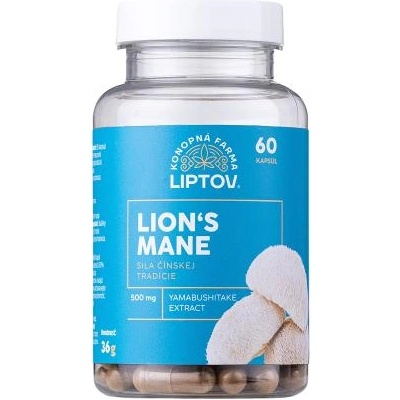 Konopna Farma Liptov Лъвска грива 60 капсули (500mg екстракт / капсула)