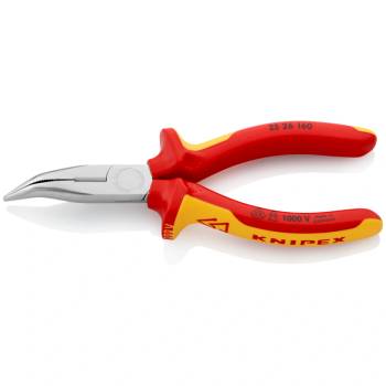 KNIPEX Клещи резачки с извит остър връх, хромирани, vde 1000v (k2526160)