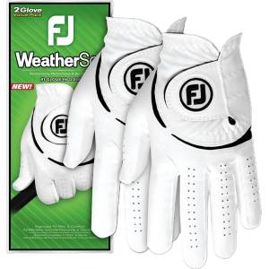 FootJoy Ръкавици FootJoy WeatherSof 2 Pack Golf Gloves LH - White