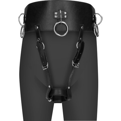 Ouch! Xtreme Belt with Vibrator Holder Black