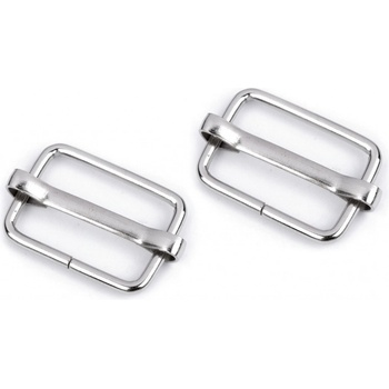 Prima-obchod Posunovač na popruhy šíře 20 mm, barva 1 nikl