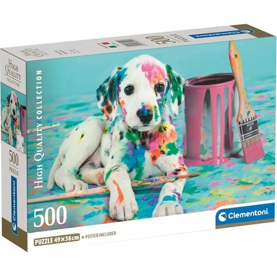 Clementoni Пъзел Clementoni от 500 части - Смешният далматинец (35545)