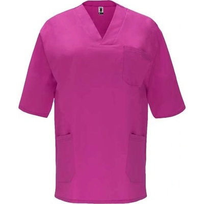 Panacea unisexový pracovný top s krátkym rukávom a gramážou 160 g/m2 - Fialová, XS