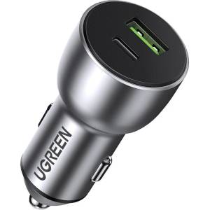 UGREEN Зарядно устройство за кола Ugreen, USB, USB-C, QC 3.0, Power Delivery (CD213 60980)