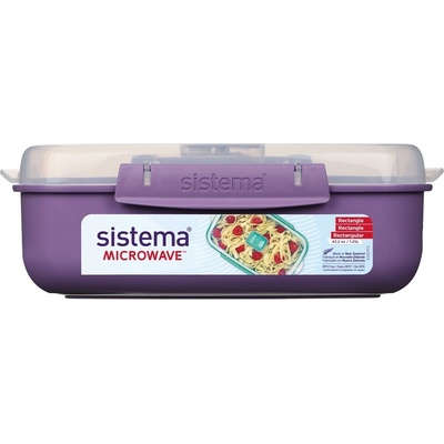 Sistema Microwave Škatuľka na ohrev jedla 1,25 l fialová