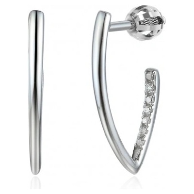 Gems Jedinečné náušnice Camino bílé zlato s brilianty Šroubek 585-38-3-1690.1B00.0.00.HSI.000.05