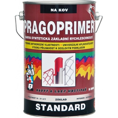 PRAGOPRIMER S 2000 Šedá 0110, antikorózna základná farba 4l