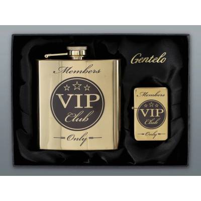 Súprava VIP ploskačka 180 ml so zapaľovačom