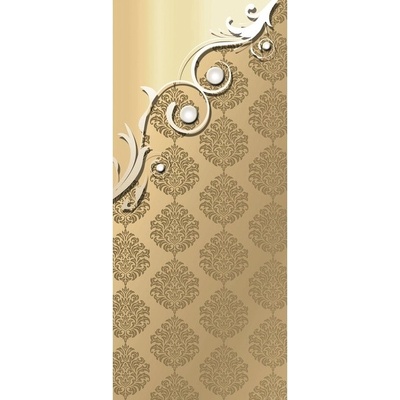 Preinterier DV0556 Fototapeta na stenu Hnedý barokový vzor vlies 91cm x 211cm