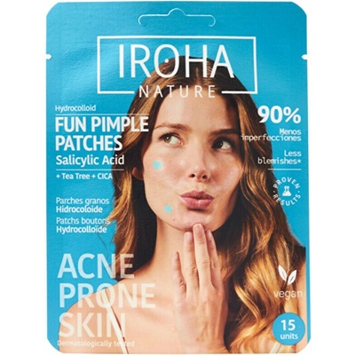 Iroha Náplasti na akné Fun Pimple Patches 15 ks
