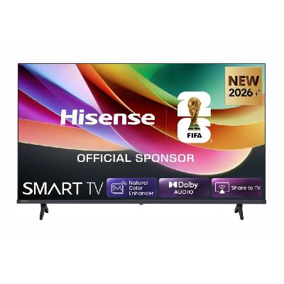 32" A4S, HD 1366x768, 3000: 1, DLED, HLG, DTS Virtual X, Smart TV, WiFi, WiFi Direct, BT, VIDAA U7, Anyview Cast, 2xHDMI, 2xUSB, LAN, CI+, DVB-T2/C/S2, Black (32A4S)