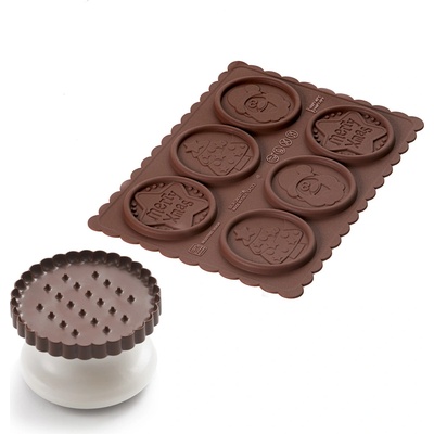 Silikomart Форма за сладки Ckc02 Xmas Slim силиконова (22.162.77.0165)