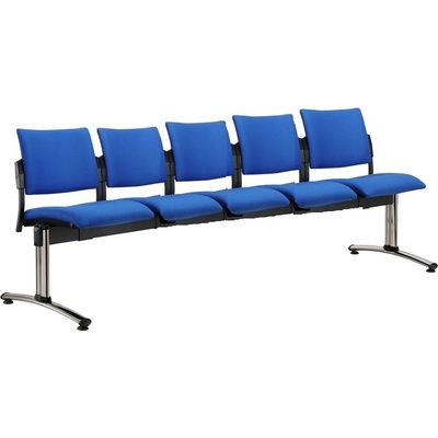 Alba multisedák Square čalouněný černý plast pětisedák