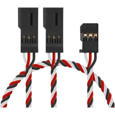 Futaba 4704 J "Y" -kabel krútený silný dlhý PVC 60 cm