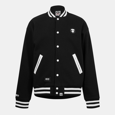 AAPE Яке AAPE Men's Now Varsity Jacket - Black