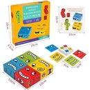 BEMI INVEST Puzzle stavební kostky Expression