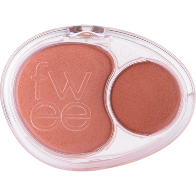 Fwee Mellow Dual Blusher ND01 Lazy Tempo Dvojitá lícenka 7,2 g