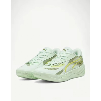 PUMA All-Pro Nitro Basketball Shoes Green