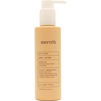 Merréh White Grape Подхранващ лосион за тяло, 200 ml