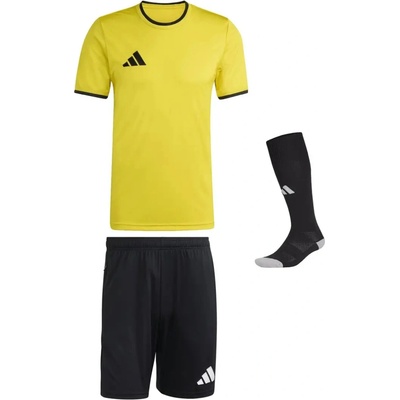 adidas komplet Entrada 26 dres trenky a stulpny žlutý