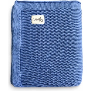 Cotton Hug Памучно одеяло Cotton Hug - Органик, 80 х 100 cm, синьо (CH121) - ozone