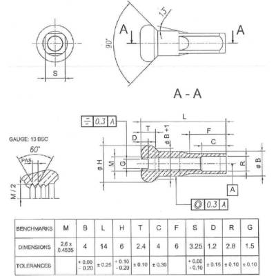 Niple MACH1 13G priem 5.0 100 ks