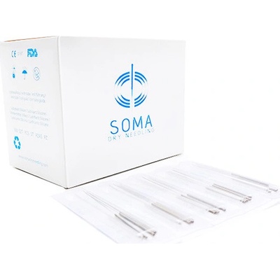SOMA Ihly akupunktúrne 500 ks s 1 vodítkom na 5 ihiel 0,25 x 40 mm