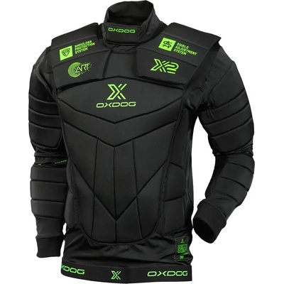 Oxdog X2 GOALIE PROTECTION SHIRT čierna / zelená