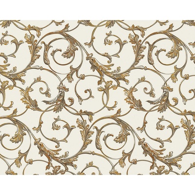 Darčekový baliaci papier florentia 70 x 100 cm - zlato-béžový vzor