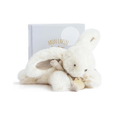 Doudou darčeková sada plyšový zajačik béžový 16 cm