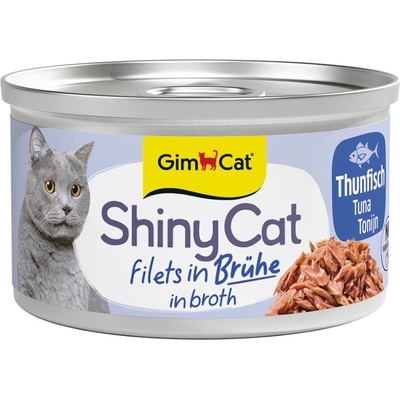 GimCat ShinyCat tuniak vo vývare 6 x 70 g