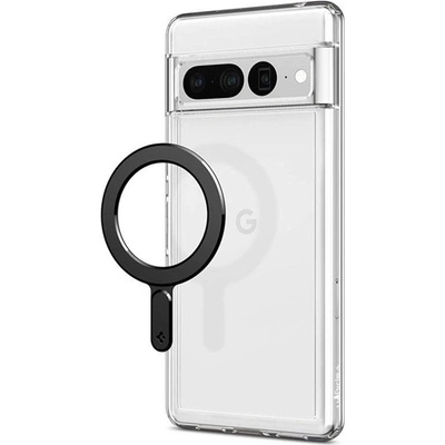 Spigen ONETAP RING самозалепваща се метална пластина, идеална за магнитни държачи за кола, MagSafe, BLACK ACP06106 (ACP06106)