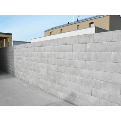 AZ BETON Tvarovka hladká 385x190x190 šedá (odlehčená)