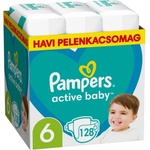 Pampers Active Baby месечен пакет пелени 13-18 кг Junior 6 (128 бр. ) (10DP010504)