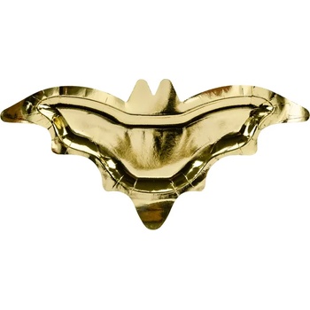 Image 1 of PartyDeco Хартиени чинии Батман - златни 37, 5 х 18, 5 см