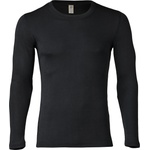 Engel Мъжко копринено термобельо Engel Shirt L/S Merino base layer - Black - размер 46/48 (EU) (014-0745-0311)